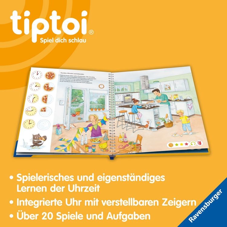 Produktbild: tiptoi&reg; Meine Lern-Spiel-Welt - Uhr und Zeit