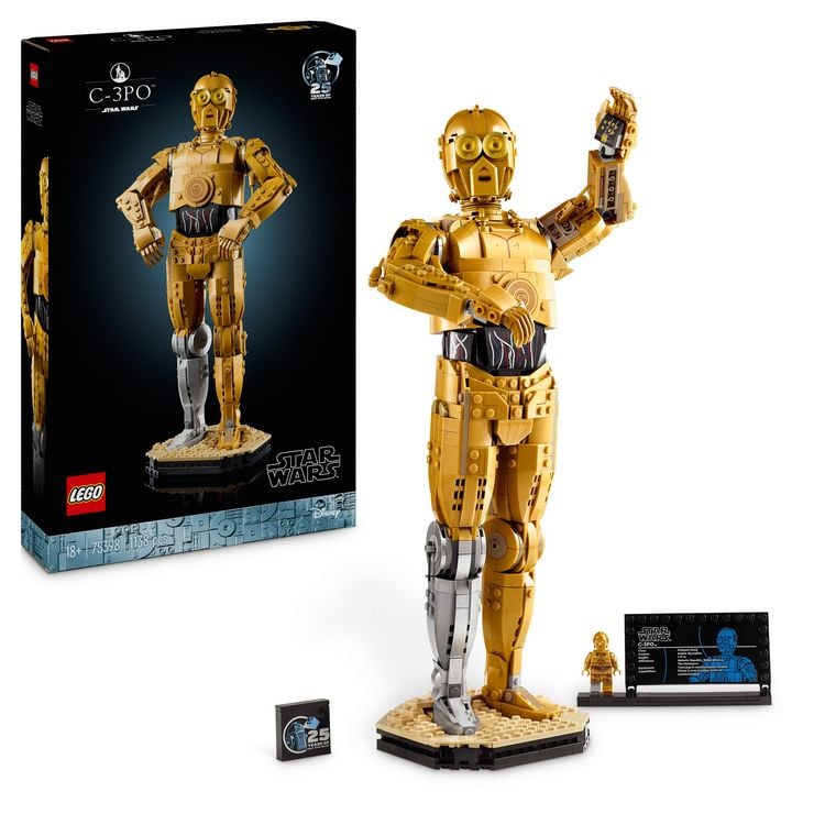 Bild vom Artikel LEGO Star Wars 75398 C-3PO, Droiden-Modell für Erwachsene, Spielzeug vom Autor 