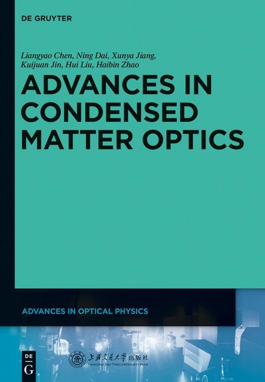 Produktbild: Advances in Condensed Matter Optics