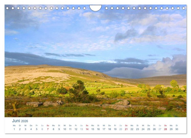 Produktbild: Irland 2026. Impressionen zwischen gr&uuml;nen H&uuml;geln und blauen K&uuml;sten (Wandkalender 2026 DIN A4 quer), CALVENDO Monatskalender