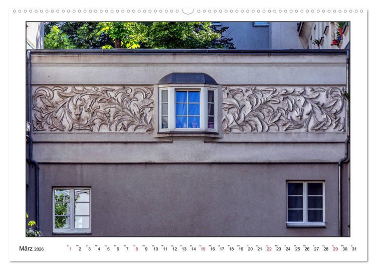 Produktbild: Fassadenkunst im Roten Wien (Wandkalender 2026 DIN A2 quer), CALVENDO Monatskalender