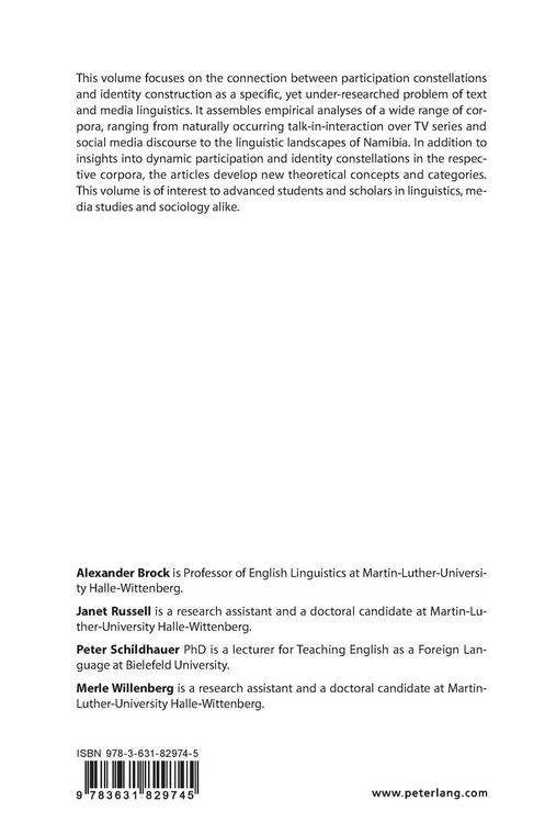 Produktbild: Participation & Identity