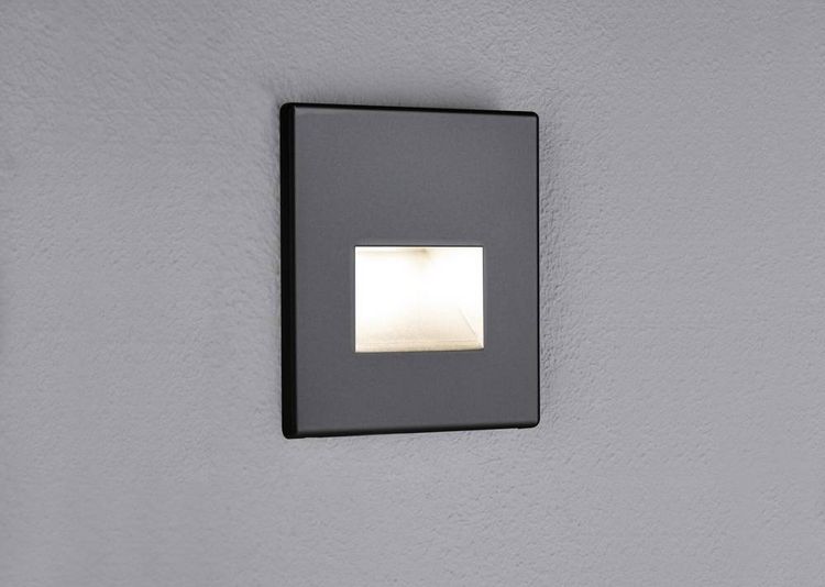 Produktbild: Paulmann 93094 Wand EBL Edge LED-Wandeinbauleuchte LED Schwarz (matt)