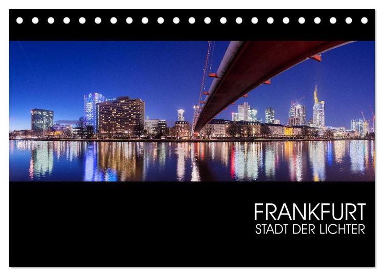 Produktbild: Frankfurt (Tischkalender 2026 DIN A5 quer), CALVENDO Monatskalender