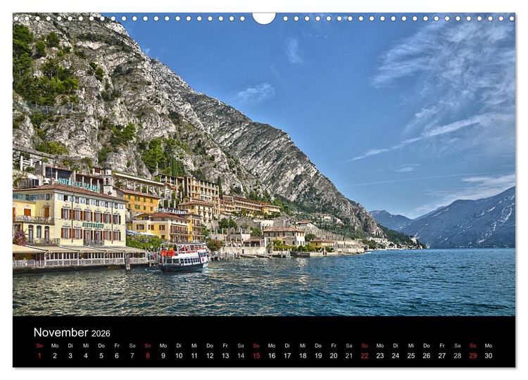 Produktbild: BENACO - Gardasee-Impressionen (Wandkalender 2026 DIN A3 quer), CALVENDO Monatskalender