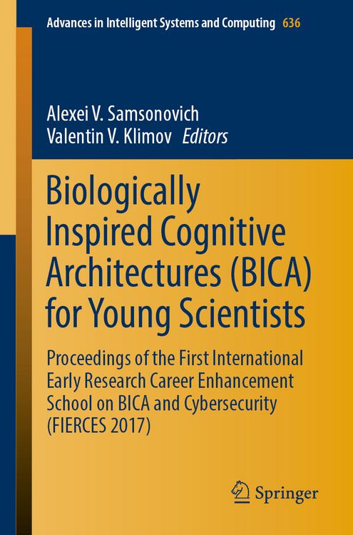 Produktbild: Biologically Inspired Cognitive Architectures (BICA) for Young Scientists