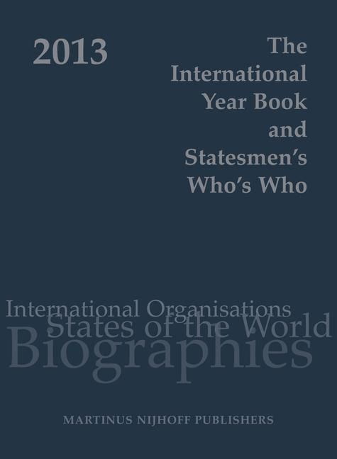 Produktbild: The International Year Book and Statesmen's Who's Who with Access Code