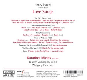 Produktbild: Henry Purcell: Love Songs
