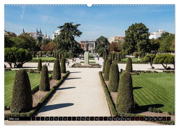 Produktbild: Madrid - Stadtansichten (Wandkalender 2026 DIN A2 quer), CALVENDO Monatskalender