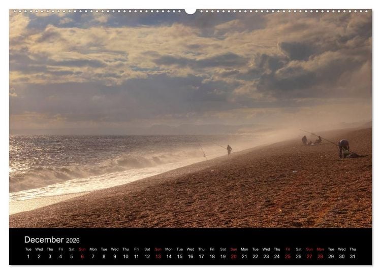 Produktbild: Jurassic Coast South England (High Quality Premium Wall Calendar 2026 DIN A2 landscape),CALVENDO 12 Month Wall Calendar