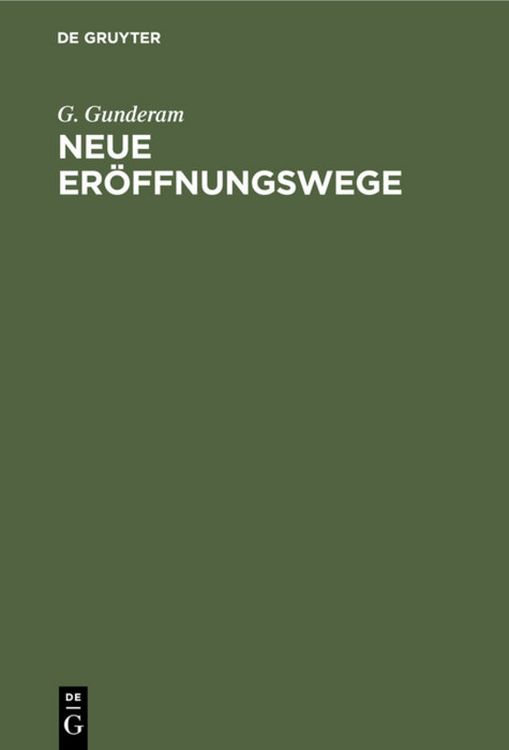 Produktbild: Neue Er&ouml;ffnungswege