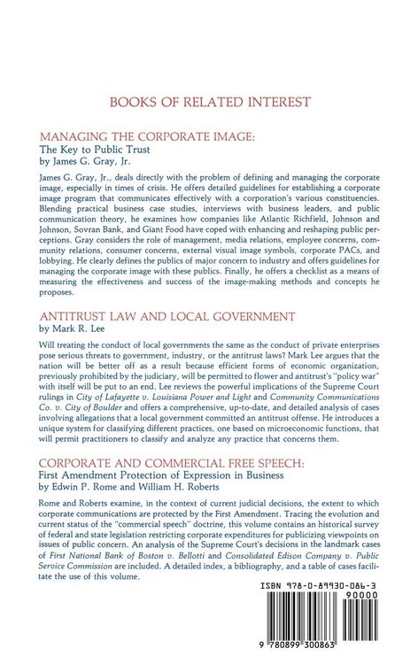 Produktbild: Corporate Pacs and Federal Campaign Financing Laws