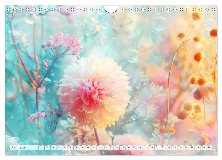Produktbild: Etherial flowers (Wall Calendar 2026 DIN A4 landscape), CALVENDO 12 Month Wall Calendar