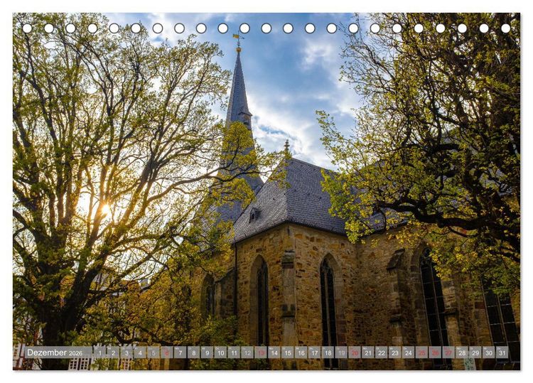 Produktbild: Ein Blick auf Melsungen (Tischkalender 2026 DIN A5 quer), CALVENDO Monatskalender