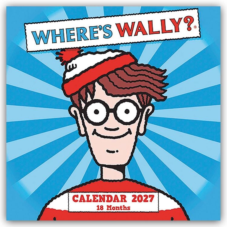Produktbild: Where's Wally? &ndash; Wo ist Wally 2027 &ndash; Wand-Kalender &ndash; Original Plenty Gifts-Kalender [Mehrsprachig] [Kalender]