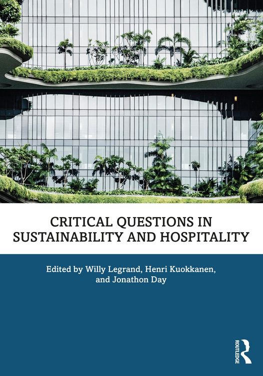 Produktbild: Critical Questions in Sustainability and Hospitality