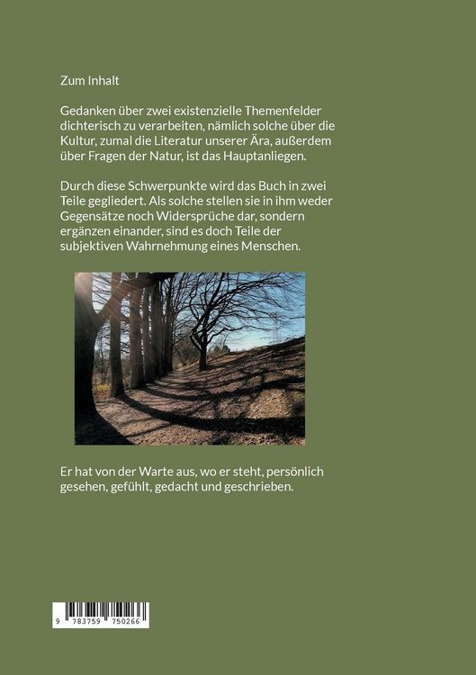 Produktbild: Gedichte &uuml;ber Kultur und Natur