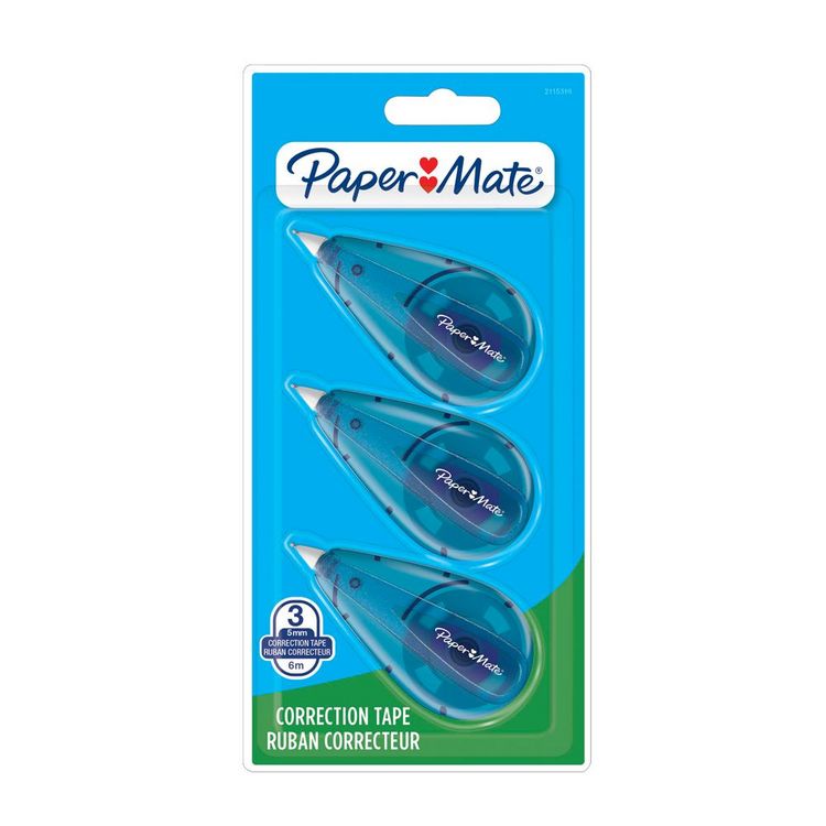 Produktbild: Paper Mate Korrekturroller Econ Tape 5mmx6m 3 St&uuml;ck Blister