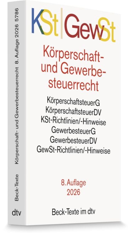 Produktbild: K&ouml;rperschaftsteuerrecht / Gewerbesteuerrecht
