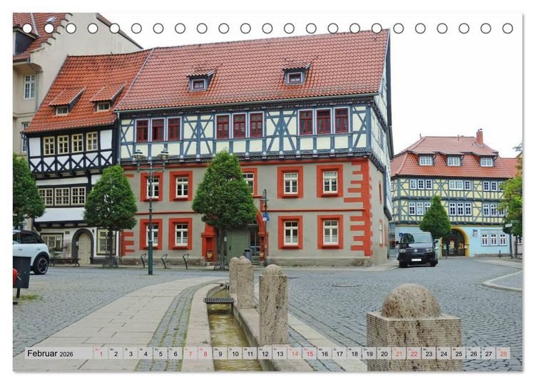 Produktbild: Bad Langensalza - Die Kur- und Gartenstadt (Tischkalender 2026 DIN A5 quer), CALVENDO Monatskalender