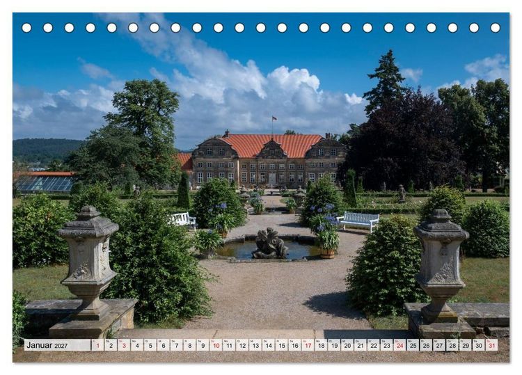 Produktbild: Blankenburg verzaubert - Die Bl&uuml;tenstadt im Harz (Tischkalender 2027 DIN A5 quer), CALVENDO Monatskalender