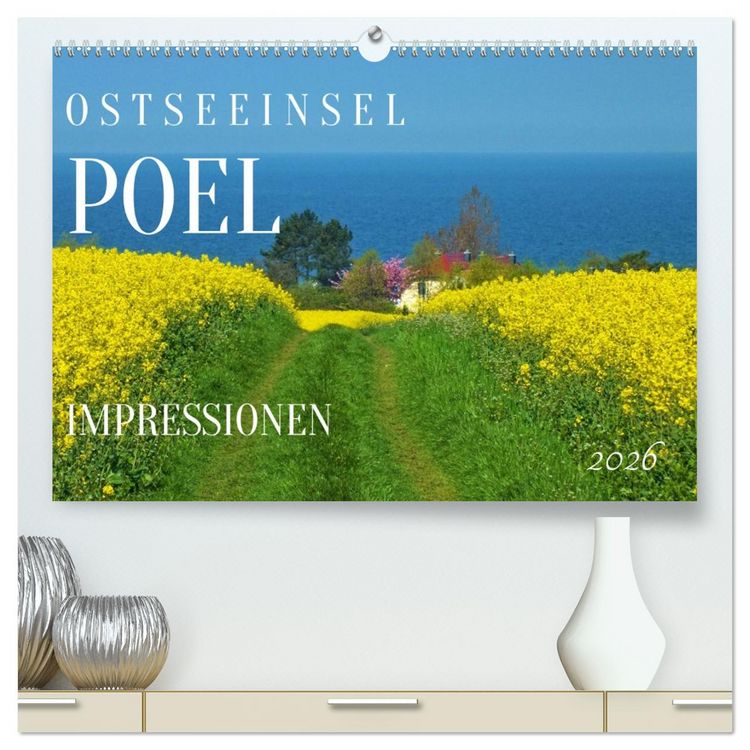 Produktbild: Ostseeinsel Poel - K&uuml;stenimpressionen (hochwertiger Premium Wandkalender 2026 DIN A2 quer), Kunstdruck in Hochglanz