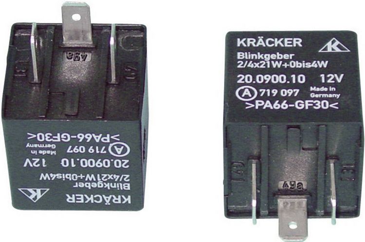 Produktbild: Kr&auml;cker 20.0900.10 Kfz-Relais 12 V/DC 20A 1 Schlie&szlig;er