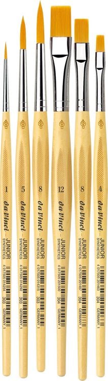 Produktbild: da Vinci Pinselset Junior Starter, Schule und Kindergarten, Pinsel 6er Set