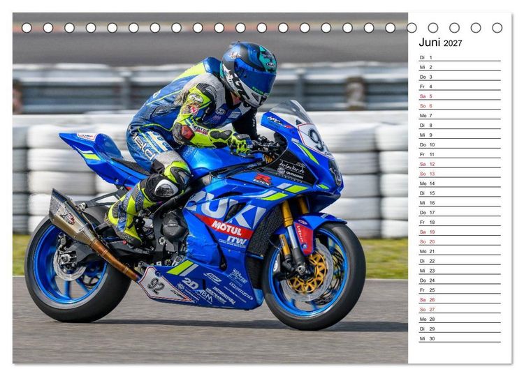 Produktbild: Faszination Superbikes (Tischkalender 2027 DIN A5 quer), CALVENDO Monatskalender