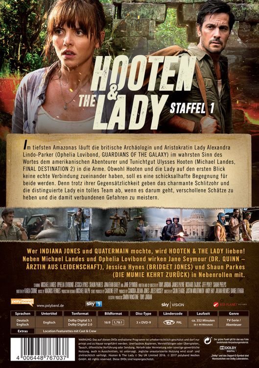 Produktbild: Hooten & The Lady - Staffel 1 [3 DVDs]