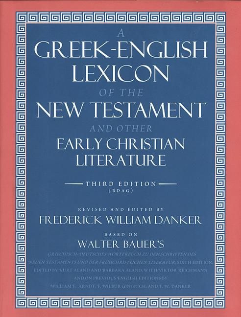 Produktbild: A Greek-English Lexicon of the New Testament and Other Early Christian Literature