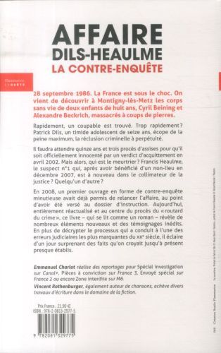 Produktbild: Affaire Dils-Heaulme: la contre-enqu&ecirc;te