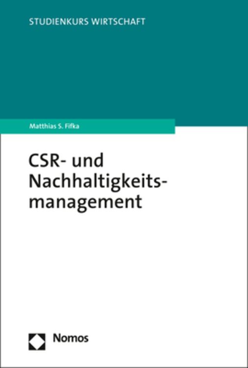 Produktbild: CSR- und Nachhaltigkeitsmanagement