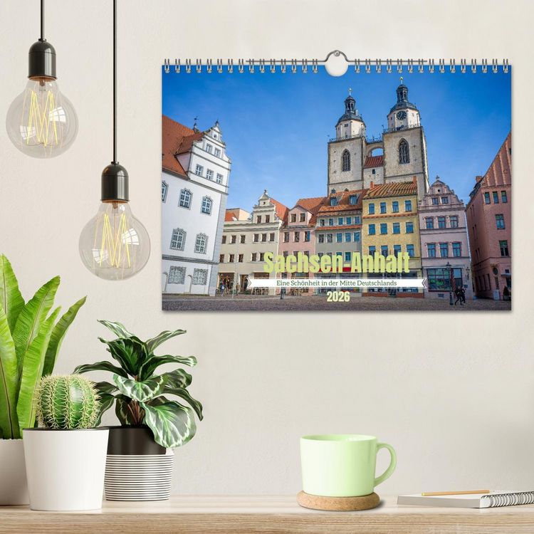 Produktbild: Sachsen-Anhalt - Eine Sch&ouml;nheit in der Mitte Deutschlands (Wandkalender 2026 DIN A4 quer), CALVENDO Monatskalender