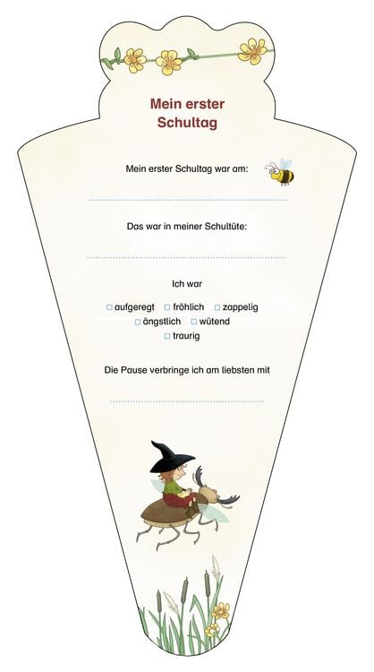 Produktbild: Mein hexig-buntes Schult&uuml;tenbuch mit Petronella Apfelmus