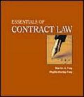 Produktbild: Essentials Of Contract Law