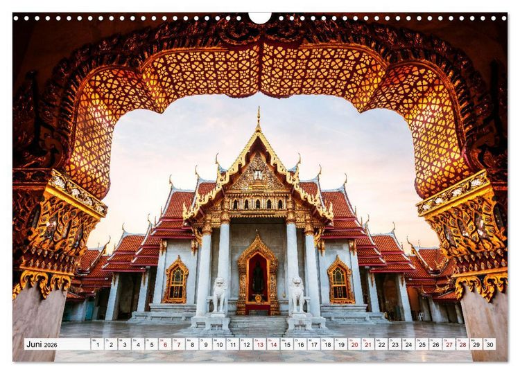 Produktbild: Thailand - Postkarten aus dem Land des L&auml;chelns (Wandkalender 2026 DIN A3 quer), CALVENDO Monatskalender