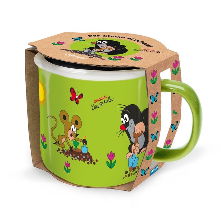 Produktbild: Tr&ouml;tsch Der kleine Maulwurf Tasse Porzellantasse Gartenfreunde