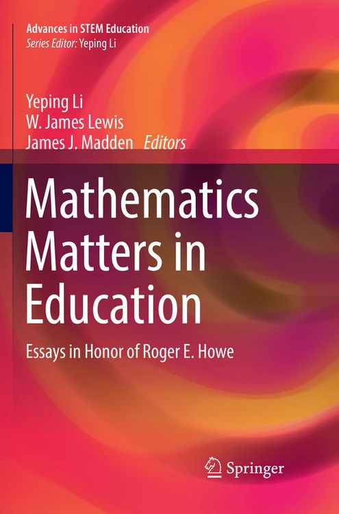 Produktbild: Mathematics Matters in Education