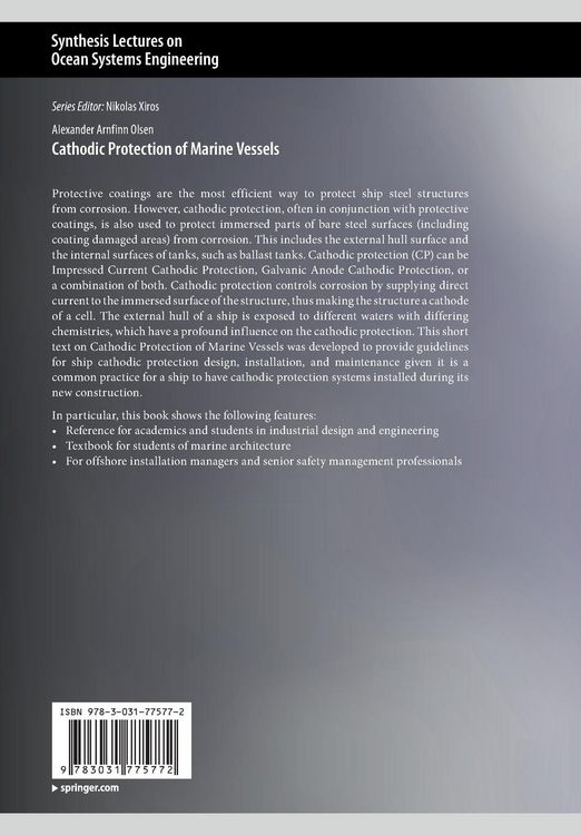Produktbild: Cathodic Protection of Marine Vessels
