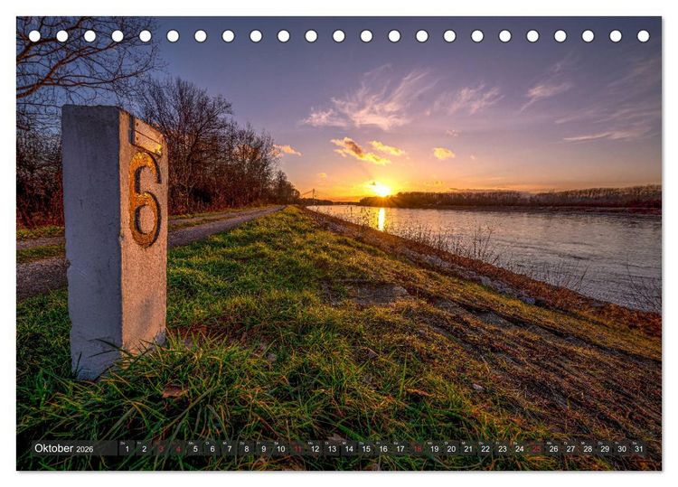 Produktbild: Epische Sonnenunterg&auml;nge im Rhein-Neckar-Kreis (Tischkalender 2026 DIN A5 quer), CALVENDO Monatskalender