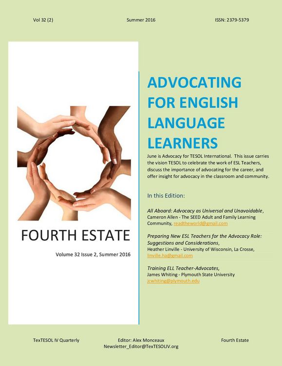 Produktbild: The Fourth Estate: Summer 2016, Volume 32, Issue 2