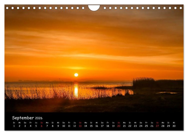 Produktbild: Ostseeregion Dar&szlig;-Zingst (Wandkalender 2026 DIN A4 quer), CALVENDO Monatskalender