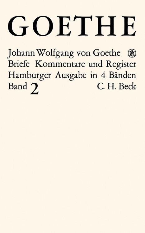 Produktbild: Goethes Briefe und Briefe an Goethe Bd. 2: Briefe der Jahre 1786-1805