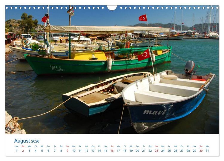 Produktbild: T&uuml;rkei - Reise ins Blaue (Wandkalender 2026 DIN A3 quer), CALVENDO Monatskalender