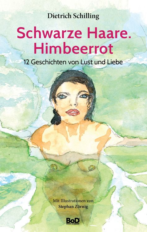 Produktbild: Schwarze Haare. Himbeerrot