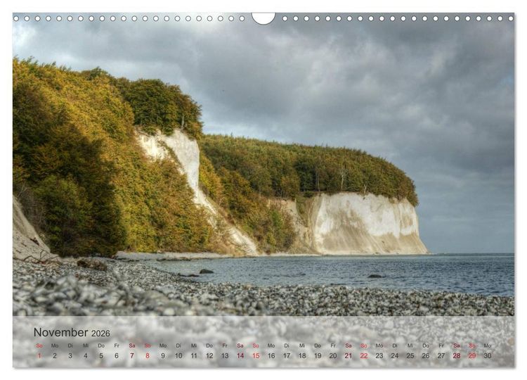 Produktbild: Insel R&uuml;gen und Hiddensee (Wandkalender 2026 DIN A3 quer), CALVENDO Monatskalender