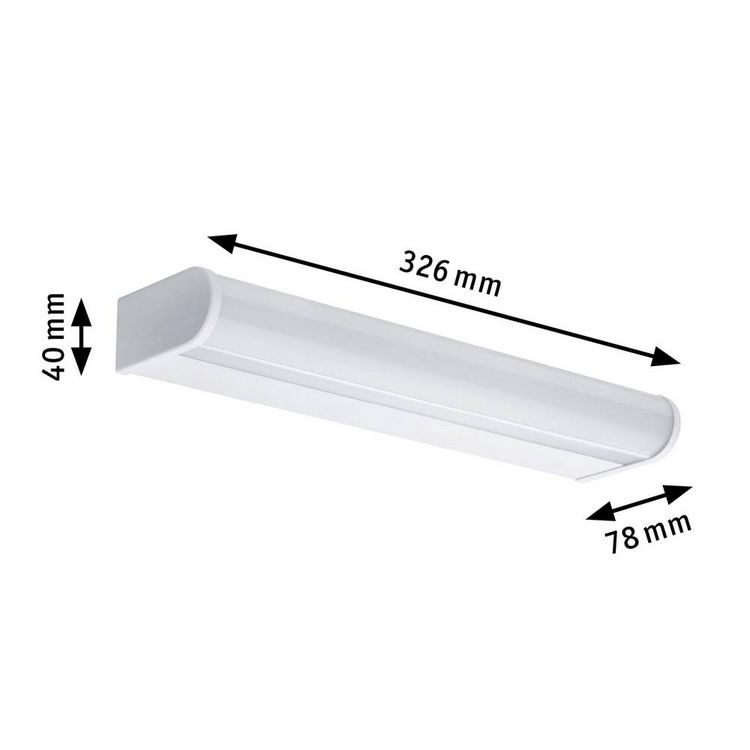 Produktbild: Paulmann Arneb 70878 LED-Spiegelleuchte 9W Warmwei&szlig; Wei&szlig;