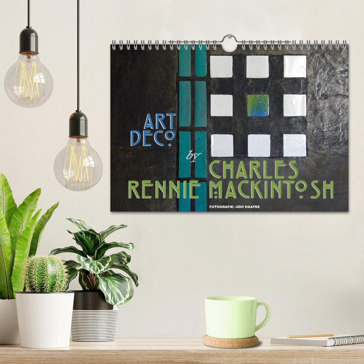 Produktbild: ArtDeco by Charles Rennie Mackintosh (Wandkalender 2026 DIN A4 quer), CALVENDO Monatskalender