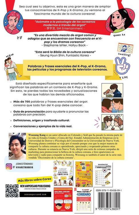 Produktbild: El Diccionario K-Pop - 700 Palabras Y Frases Esenciales De K-Pop, Dramas Y Peliculas Coreanos
